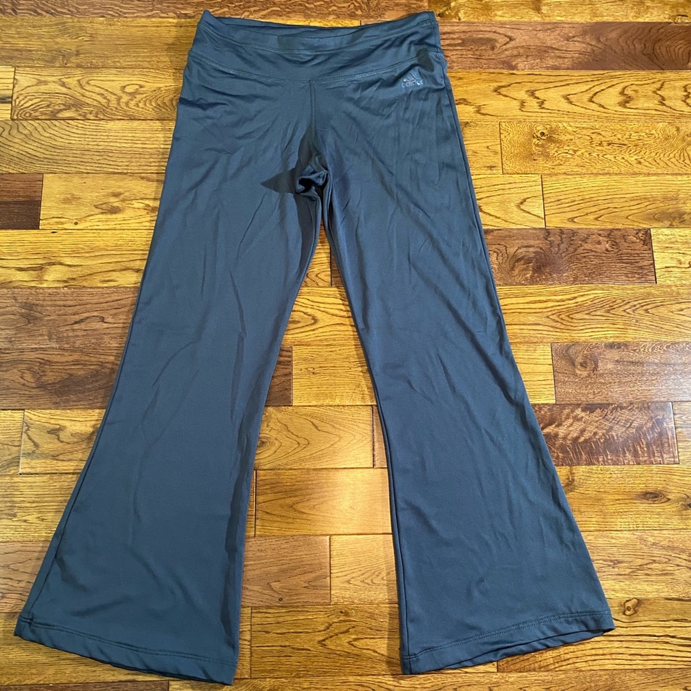 Grey adidas yoga pants women’s size medium